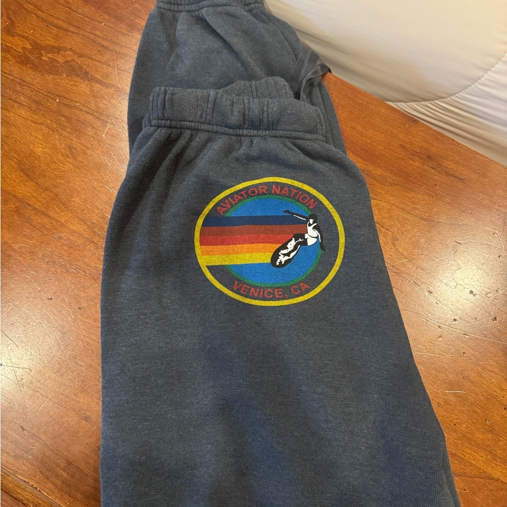 BRAND NEW- Never worn Aviator Nation Adult Medium Dark Gray Joggers retails $150